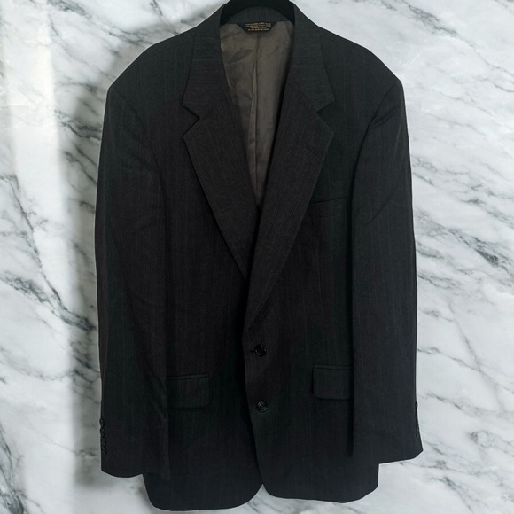 Nino Cerruti Grep Pin Stripe Men’s Sport Coat Blazer No Size (See Measurements) - Picture 1 of 6